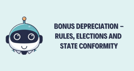 Bonus Depreciation – Rules, Elections & State Conformity [2026 Guide]